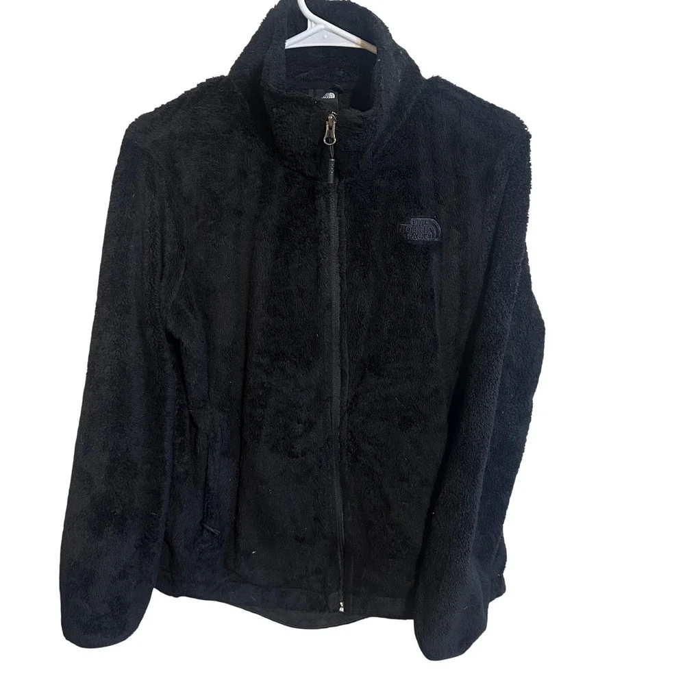 The North Face Osito Jacket‎ Womens Medium Black Full Zip Fleece Outdoor Soft
